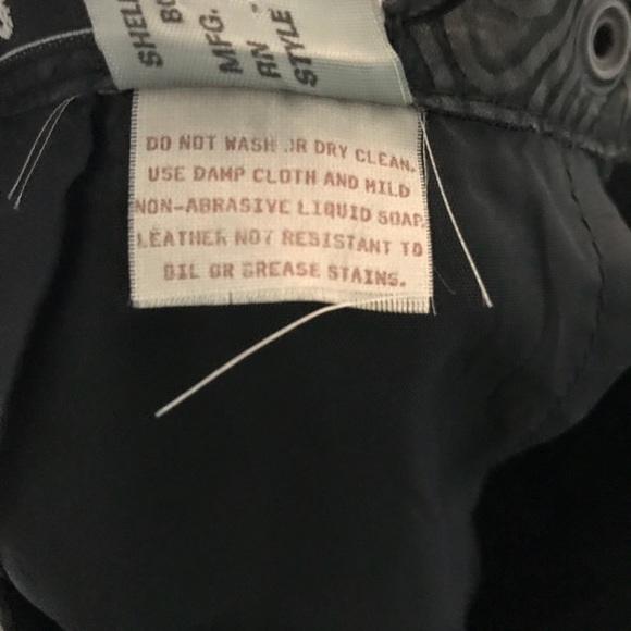 Gino Di Giorgio Vintage Textured Leather Skirt 5/6 - Picture 6 of 7